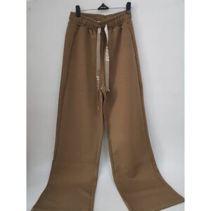 Max Mara Women's Casual Wide Leg Pants New Stylish High Waist Straight Leg